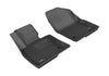 For 14-19 Mazda 3 6 Kagu Black All Weather Floor Mat Set