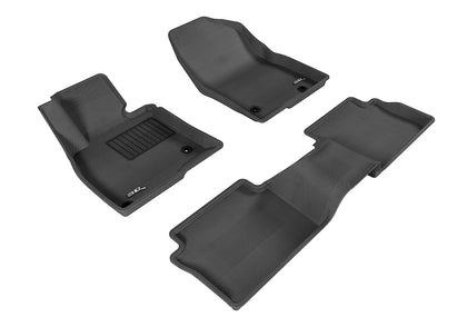 All Weather For 2014-2018 Mazda 3 3 Sport Floor Mat Set Black Kagu