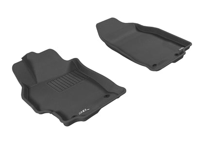 For 2009-2013 Mazda 6 Kagu Black All Weather Front Floor Mat Set