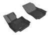 For 2016-2020 Scion iA Kagu Carbon Pattern Black All Weather Floor Mat