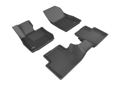 All Weather Floor Mat Set For MAZDA CX-3 2016-2019 KAGU BLACK R1 R2