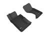 For 2016-2019 Mazda Fiat R1 KAGU Carbon Pattern Black All Weather Floor Mat