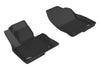 For 16-19 Mazda CX-9 Kagu Black All Weather Floor Mat Set