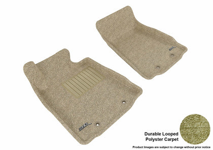 For 2009-2019 Nissan 370Z Classic Tan Classic Tan All Weather Floor Mat Set