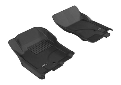 For 2005-2015 Nissan Xterra Kagu Carbon Pattern Black All Weather Floor Mat