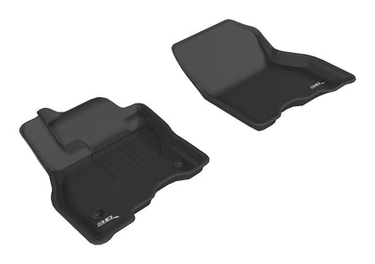 For 2013-2019 Nissan Leaf R1 KAGU Carbon Pattern Black All Weather Floor Mat