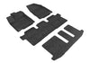 All Weather KAGU Floor Mat For 2013-2020 Nissan Pathfinder Black  Kagu