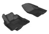 All Weather For 2009-2013 Toyota Pontiac Floor Mat Set Black Front Kagu