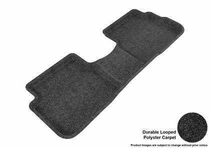 For 09-13 Toyota Pontiac Classic Black All Weather Floor Mat 2nd Row