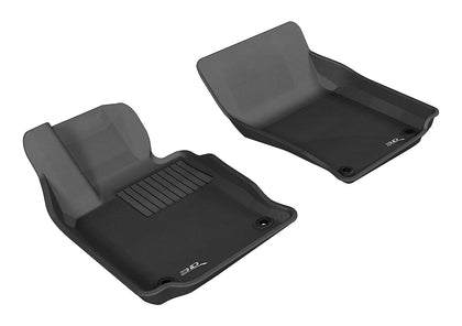 For 2010-2017 Porsche Panamera Kagu Carbon Pattern Black All Weather Floor Mat