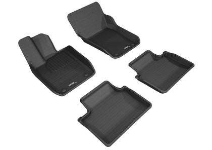 For 17-18 Porsche Panamera Kagu Black All Weather Floor Mat Set