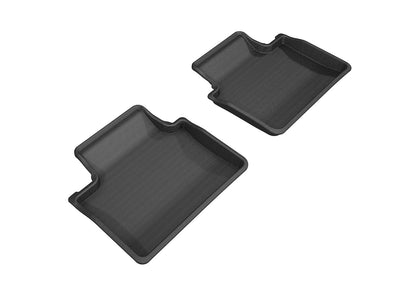 For 17-18 Porsche Panamera Kagu Black All Weather Floor Mat Set