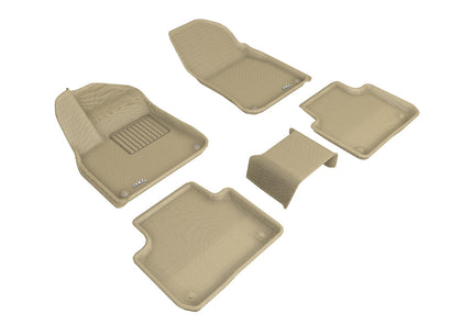 All Weather For 2019-2019 Porsche Cayenne Floor Mat Set Tan Kagu