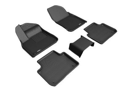 All Weather For 2019-2019 Porsche Cayenne Floor Mat Set Black Kagu