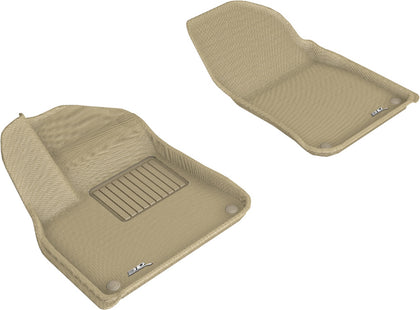 All Weather For 2019-2019 Porsche Cayenne Floor Mat Set Tan Front Kagu