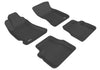 For 2009-2013 Subaru Forester Kagu Carbon Pattern Black All Weather Floor Mat