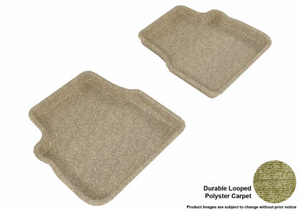 For 09-13 Subaru Forester Classic Tan All Weather Floor Mat Set