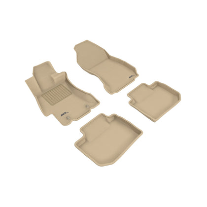 All Weather KAGU Floor Mat For 2012-2017 Subaru XV Crosstrek Crosstrek WRX STI