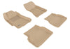 All Weather Floor Mat Set For SUBARU IMPREZA 2002-2007 SDN KAGU TAN R1 R2