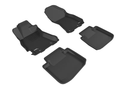 For 2015-2018 Subaru Legacy Outback Carbon Pattern Black All Weather Floor Mat