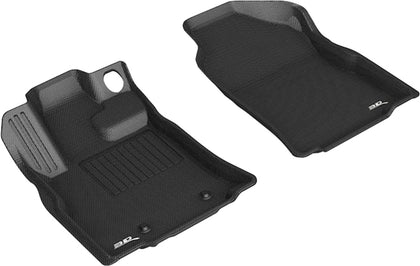 All Weather KAGU Floor Mat For 2019-2021 Subaru Ascent Black Front Kagu