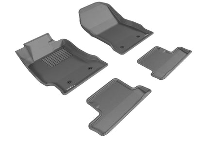 For 2013-2016 Scion FR-S Kagu Black All Weather Floor Mat Set
