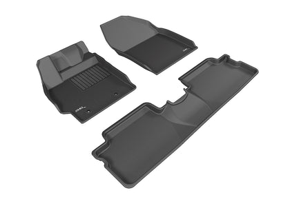 For 2013-2015 Scion XB R1 R2 KAGU Carbon Pattern Black All Weather Floor Mat