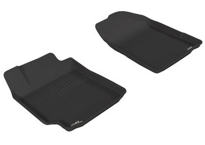 For 2007-2011 Toyota Camry Kagu Black All Weather Floor Mat Set