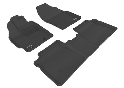 All Weather For 2010-2011 Toyota Prius Floor Mat Set Black Kagu