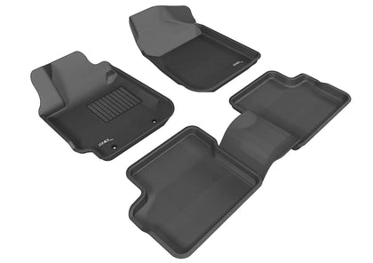 For 2003-2008 Toyota Matrix Kagu Black All Weather Floor Mat Set