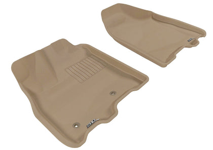 For 2011-2012 Toyota Sienna Kagu Tan All Weather Floor Mat Set
