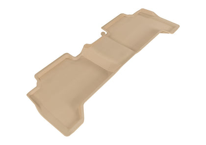 For 2005-2015 Toyota Tacoma Kagu Tan All Weather Rear Floor Mat