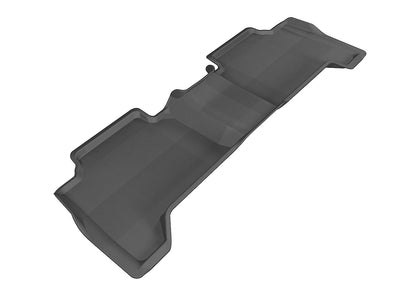 For 2005-2015 Toyota Tacoma Kagu Black All Weather Rear Floor Mat