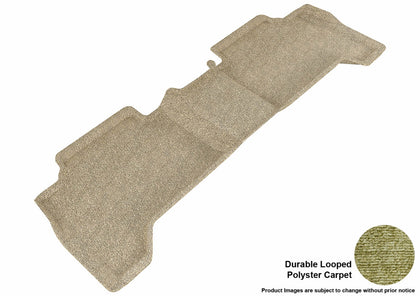 For 2005-2015 Toyota Tacoma Classic Tan Rear All Weather Floor Mat