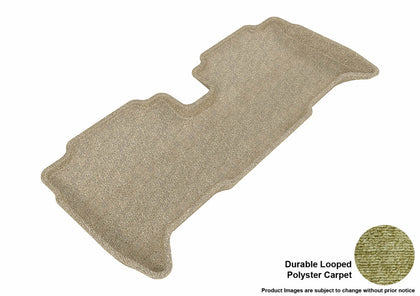 For 2007-2011 Toyota Yaris Classic Tan Rear All Weather Floor Mat