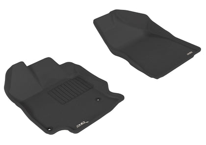 All Weather For 2009-2011 Toyota Venza Floor Mat Set Black Front Kagu