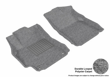 For 2012-2014 Toyota Camry Gray Carpet Front All Weather Floor Mat Set