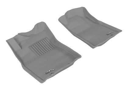 All Weather KAGU Floor Mat For 2012-2015 Toyota Tacoma Gray Front Kagu