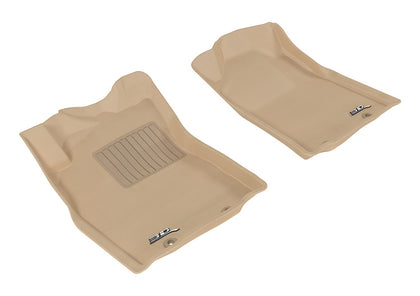 For 2012-2015 Toyota Tacoma Kagu Tan All Weather Front Floor Mat Set