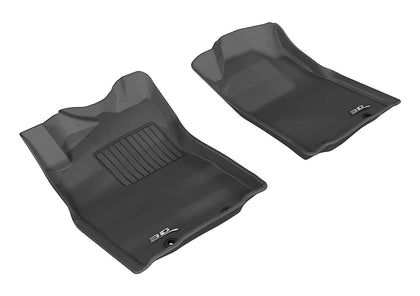 All Weather For 2012-2015 Toyota Tacoma Floor Mat Set Black Front Kagu