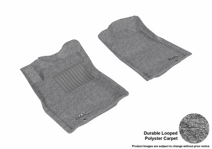 For 2012-2015 Toyota Tacoma Gray Carpet Front All Weather Floor Mat Set