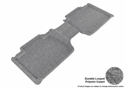 For 2012-2020 Toyota Tacoma Classic Gray Rear All Weather Floor Mat