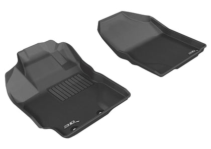 For 2012-2018 Toyota Yaris Kagu Black All Weather Front Floor Mat Set