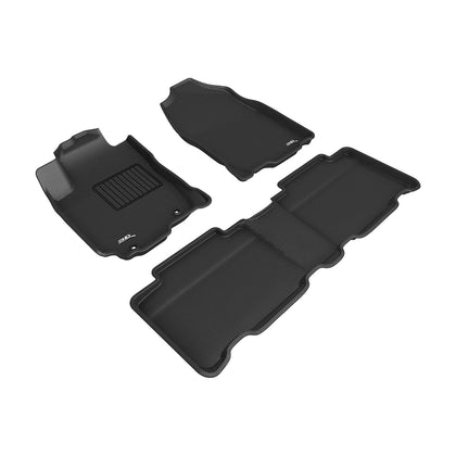 All Weather For 2013-2018 Toyota RAV4 Floor Mat Set Black Kagu