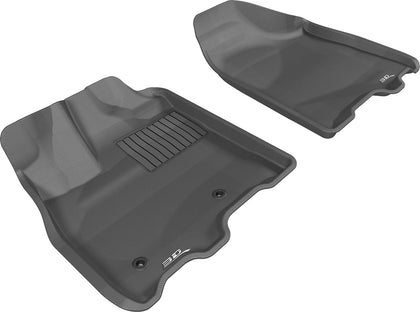 For 13-20 Toyota Sienna Kagu Black All Weather Floor Mat Set