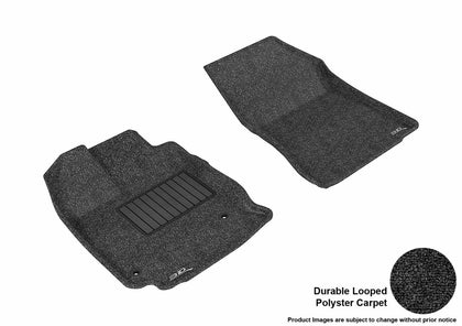 For 2012-2012 Toyota Venza R1 Classic Carpet Black All Weather Floor Mat