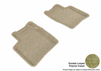 All Weather CLASSIC Floor Mat For 2004-2009 Toyota Prius Tan Rear Classic