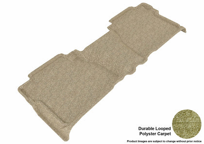 For 2007-2013 Toyota Tundra Classic Tan All Weather 2nd Row Floor Mat