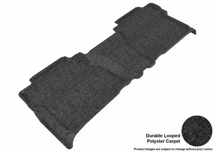 For 2007-2013 Toyota Tundra Classic Black All Weather 2nd Row Floor Mat