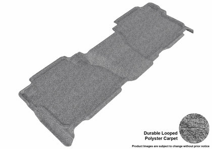 All Weather For 2007-2013 Toyota Tundra Floor Mat Set Gray Rear Classic